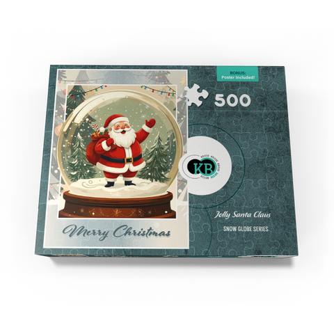 Jolly Santa Claus 500 Jigsaw Puzzle box view3