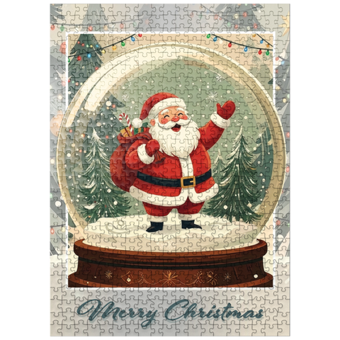 puzzleplate Jolly Santa Claus 500 Jigsaw Puzzle