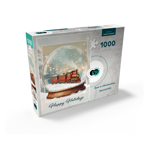 Train to Christmastown 1000 Jigsaw Puzzle box view2