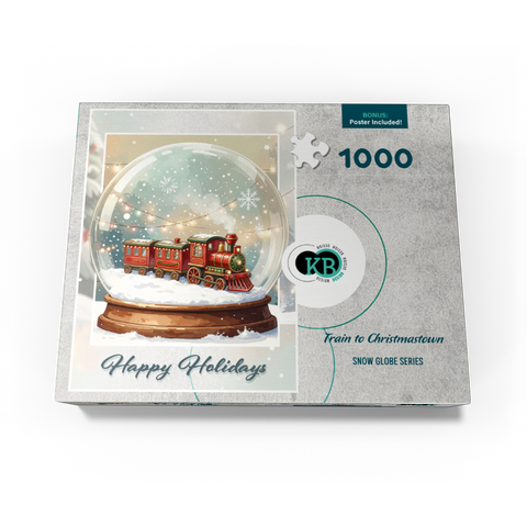 Train to Christmastown 1000 Jigsaw Puzzle box view3