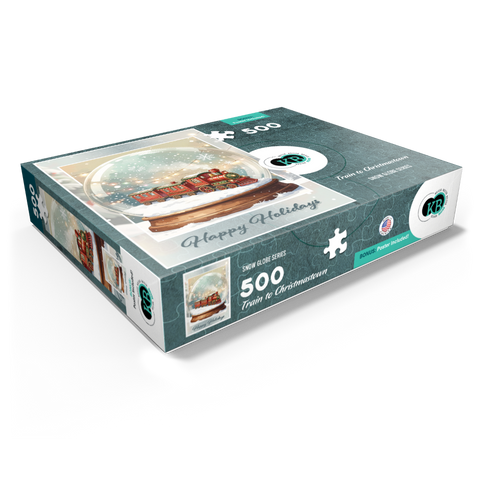 Train to Christmastown 500 Jigsaw Puzzle box view1