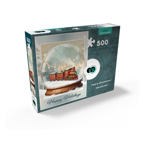 Train to Christmastown 500 Jigsaw Puzzle box view2