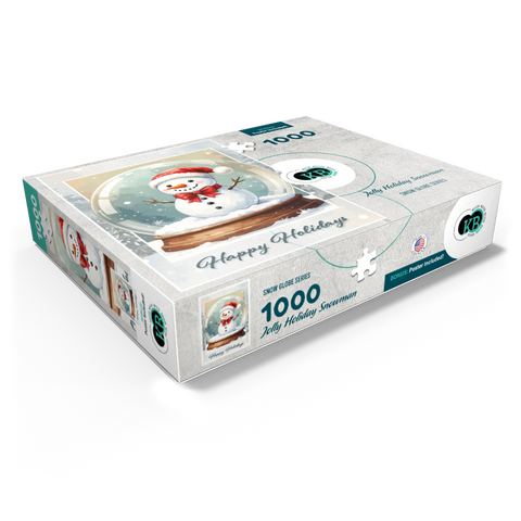 Jolly Holiday Snowman 1000 Jigsaw Puzzle box view1