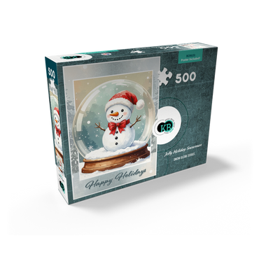 Jolly Holiday Snowman 500 Jigsaw Puzzle box view2