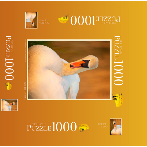 Swan View 1000 Jigsaw Puzzle box 3D Modell