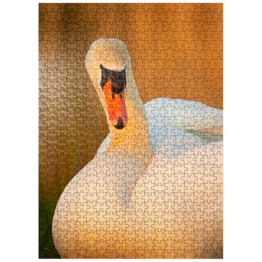 puzzleplate Swan View 500 Jigsaw Puzzle