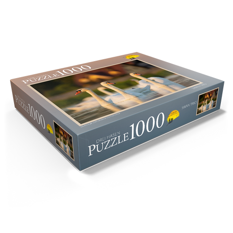 Swan Trio 1000 Jigsaw Puzzle box view1