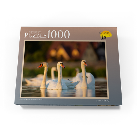 Swan Trio 1000 Jigsaw Puzzle box view1