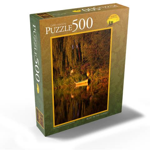 Rowing Boat in evening light 500 Jigsaw Puzzle box view1