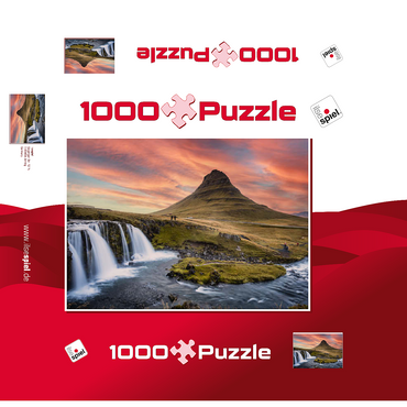 Magical Iceland 1000 Jigsaw Puzzle box 3D Modell