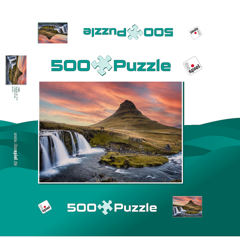 Magical Iceland 500 Jigsaw Puzzle box 3D Modell