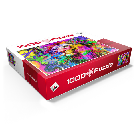 Fantastic lion 1000 Jigsaw Puzzle box view1