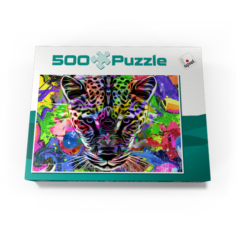 Fantastic leopard 500 Jigsaw Puzzle box view1