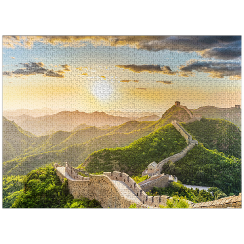 puzzleplate Chinese wall 1000 Jigsaw Puzzle