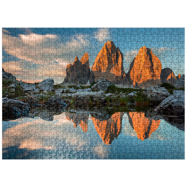 puzzleplate The Three Peaks 500 Jigsaw Puzzle