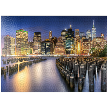 puzzleplate New York skyline 1000 Jigsaw Puzzle