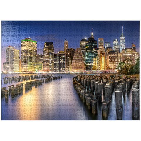 puzzleplate New York skyline 1000 Jigsaw Puzzle