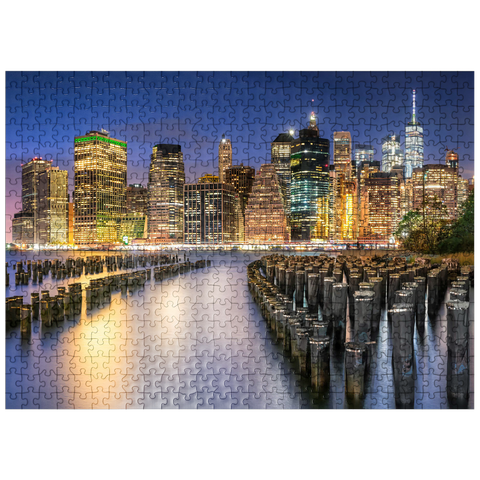 puzzleplate New York skyline 500 Jigsaw Puzzle