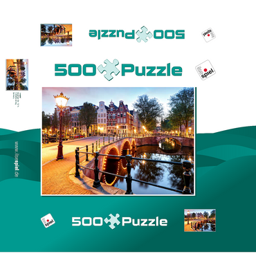 Trip to Amsterdam 500 Jigsaw Puzzle box 3D Modell
