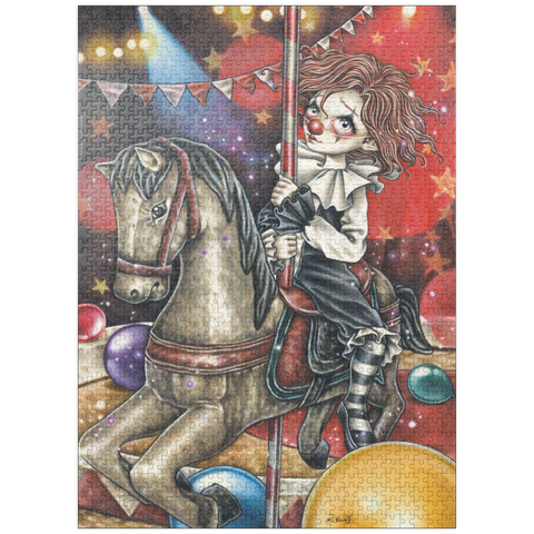 puzzleplate Carousel - Victoria Francés - Misty Circus 1000 Jigsaw Puzzle