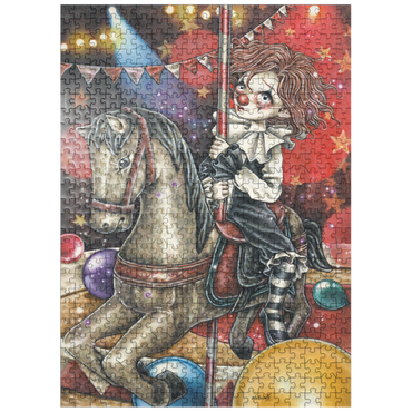 puzzleplate Carousel - Victoria Francés - Misty Circus 500 Jigsaw Puzzle