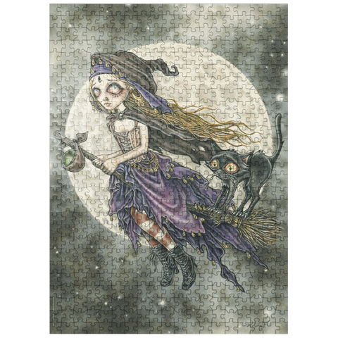 puzzleplate Broom - Victoria Francés - Misty Circus 500 Jigsaw Puzzle