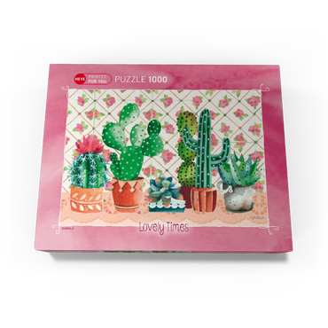 Cactus Family - Gabila - Lovely Times 1000 Jigsaw Puzzle box view3