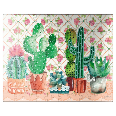 puzzleplate Cactus Family - Gabila - Lovely Times 100 Jigsaw Puzzle