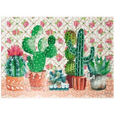 puzzleplate Cactus Family - Gabila - Lovely Times 500 Jigsaw Puzzle
