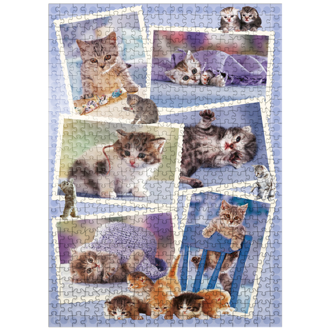 puzzleplate Cats - Monika Wegner - Little Friends 500 Jigsaw Puzzle