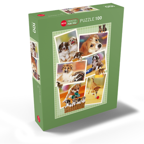 Dogs - Monika Wegner - Little Friends 100 Jigsaw Puzzle box view2