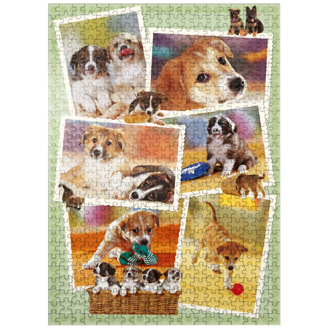 puzzleplate Dogs - Monika Wegner - Little Friends 500 Jigsaw Puzzle