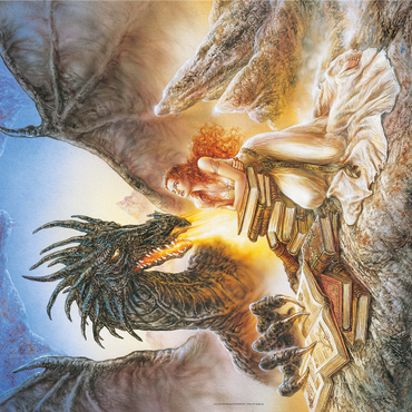 Firebreath - Luis Royo - Fantasies 1000 Jigsaw Puzzle 3D Modell