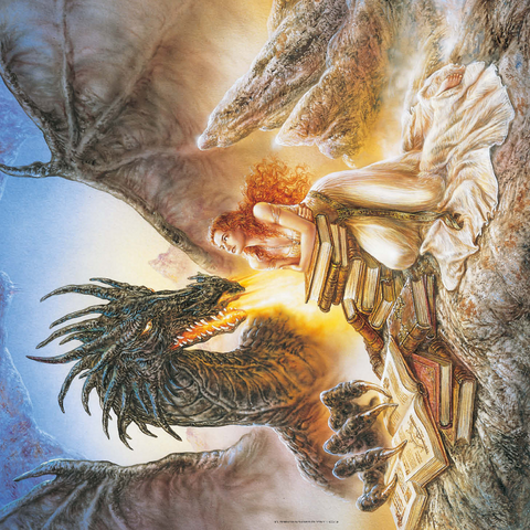 Firebreath - Luis Royo - Fantasies 500 Jigsaw Puzzle 3D Modell