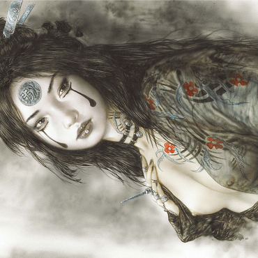 Sadness - Luis Royo - Dead Moon 1000 Jigsaw Puzzle 3D Modell