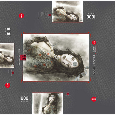 Sadness - Luis Royo - Dead Moon 1000 Jigsaw Puzzle box 3D Modell