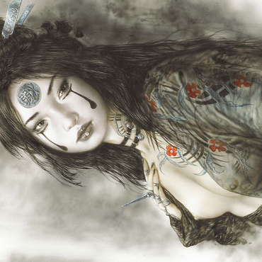 Sadness - Luis Royo - Dead Moon 500 Jigsaw Puzzle 3D Modell