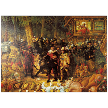 puzzleplate Rembrandt - Michael Ryba - Cartoon Classics 1000 Jigsaw Puzzle