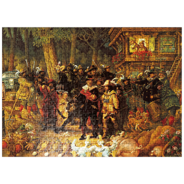 puzzleplate Rembrandt - Michael Ryba - Cartoon Classics 500 Jigsaw Puzzle