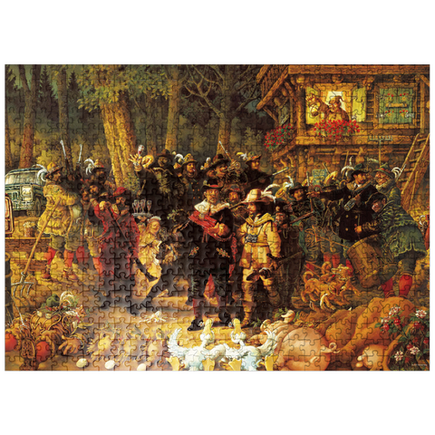 puzzleplate Rembrandt - Michael Ryba - Cartoon Classics 500 Jigsaw Puzzle