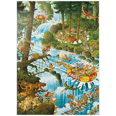 puzzleplate Action - Michael Ryba - Cartoon Classics 1000 Jigsaw Puzzle