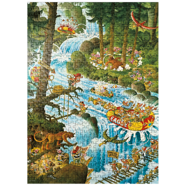 puzzleplate Action - Michael Ryba - Cartoon Classics 500 Jigsaw Puzzle