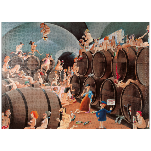 puzzleplate Vino - Blachon - Cartoon Classics 1000 Jigsaw Puzzle
