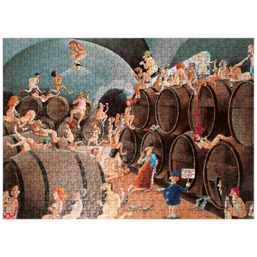 puzzleplate Vino - Blachon - Cartoon Classics 500 Jigsaw Puzzle