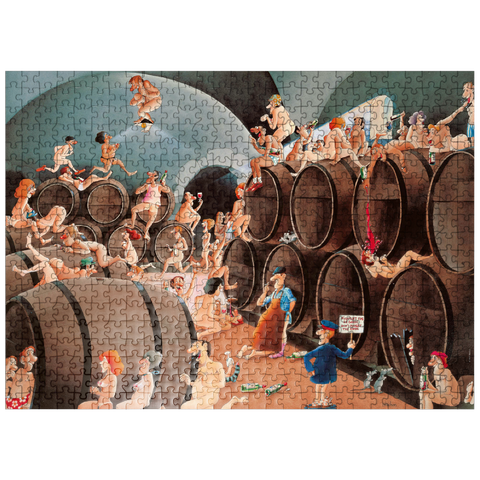 puzzleplate Vino - Blachon - Cartoon Classics 500 Jigsaw Puzzle