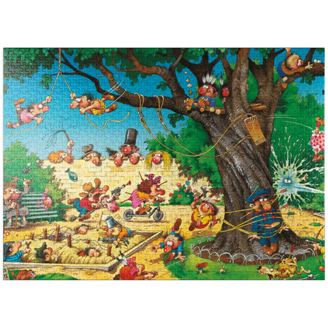 puzzleplate Playground - Jean-Jacques Loup - Cartoon Classics 1000 Jigsaw Puzzle