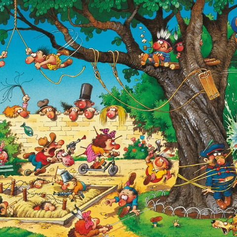 Playground - Jean-Jacques Loup - Cartoon Classics 1000 Jigsaw Puzzle 3D Modell