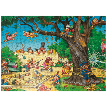 puzzleplate Playground - Jean-Jacques Loup - Cartoon Classics 500 Jigsaw Puzzle