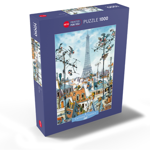 Eiffel Tower - Jean-Jacques Loup - Cartoon Classics 1000 Jigsaw Puzzle box view2