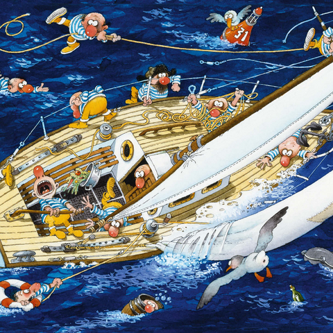 Sailors - Jean-Jacques Loup - Cartoon Classics 1000 Jigsaw Puzzle 3D Modell